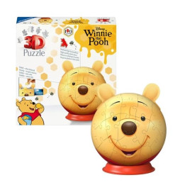 Puzzle ball s ušima Medvídek Pú