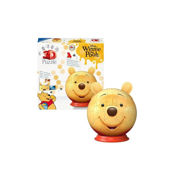 Puzzle ball s ušima Medvídek Pú