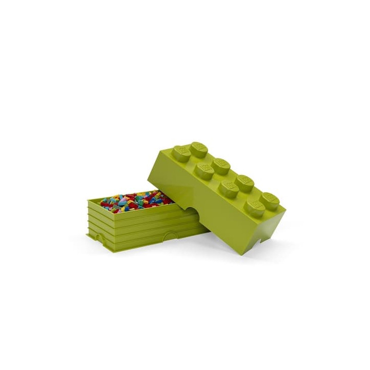 LEGO úložný box 8 - světle zelená