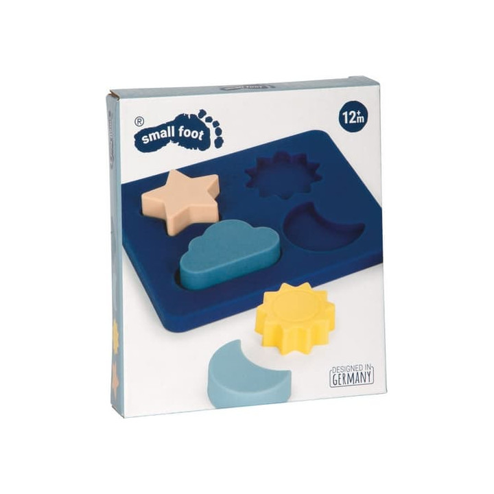 small foot Silikonové puzzle