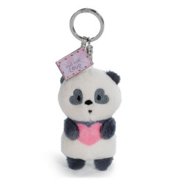 NICI Klíčenka Panda Love s kovovým přívěskem, 8 cm
