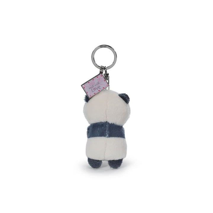 NICI Klíčenka Panda Love s kovovým přívěskem, 8 cm