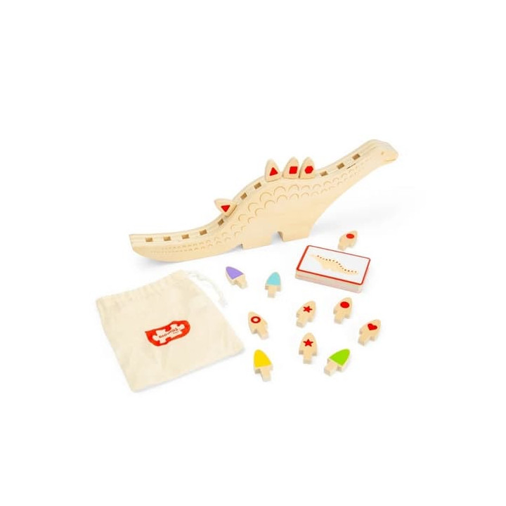 Bigjigs Toys Dřevěná třídící hra Dinosaurus