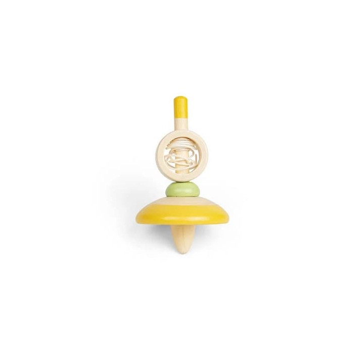 Bigjigs Toys Dřevěná káča s provázkem 1 ks