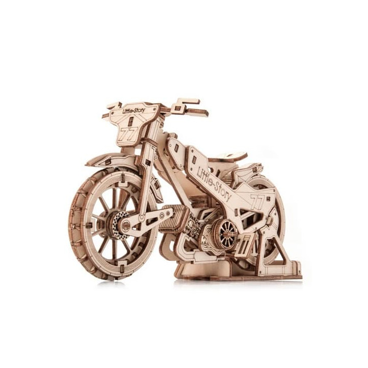Little Story 3D dřevěná skládačka Speedway Bike