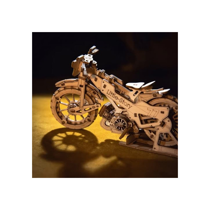 Little Story 3D dřevěná skládačka Speedway Bike