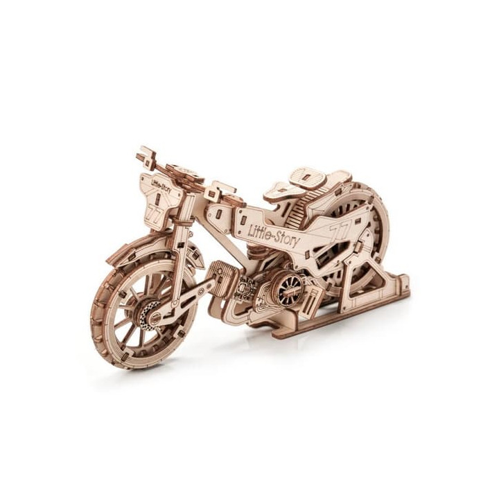 Little Story 3D dřevěná skládačka Speedway Bike