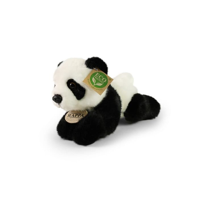 Rappa Plyšová panda ležící 20 cm ECO-FRIENDLY