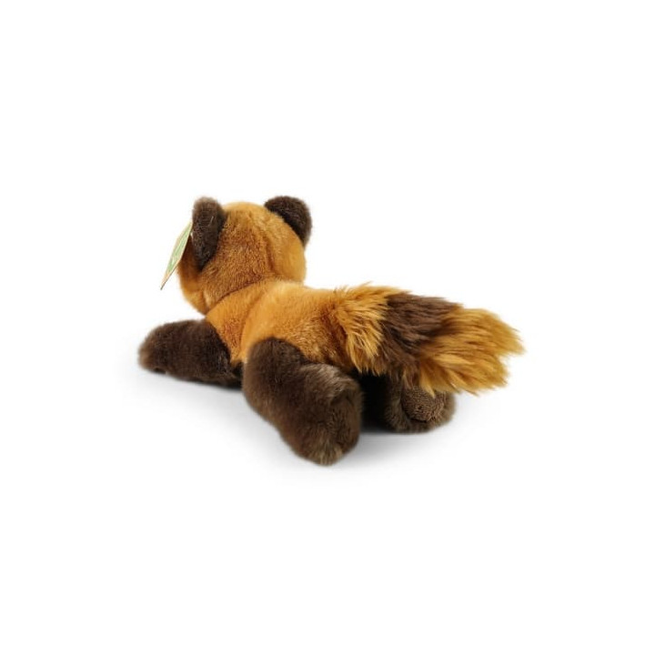 Rappa Plyšová panda červená ležící 20 cm ECO-FRIENDLY