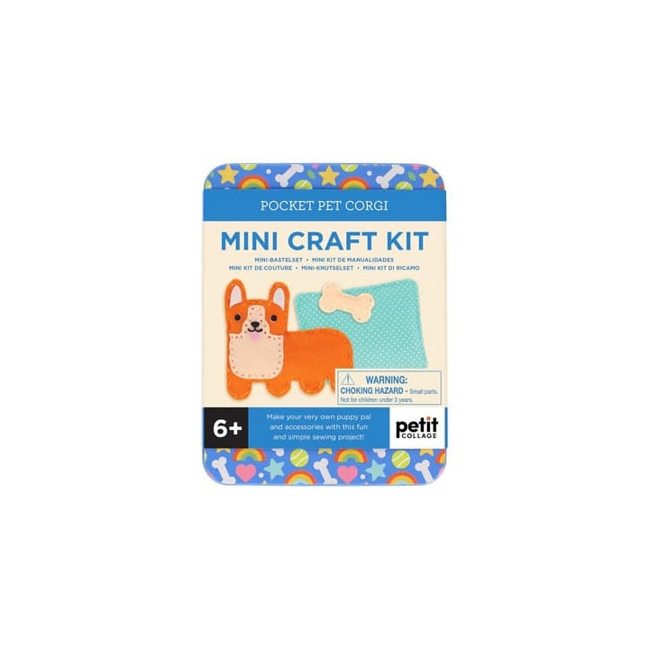 Petit Collage Mini sada na šití Corgi