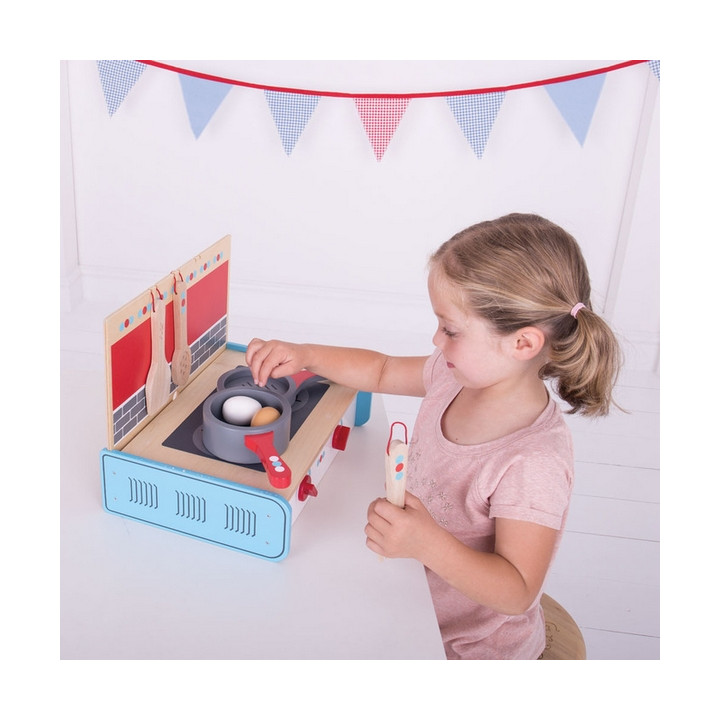 Bigjigs Toys Pánev a vejce