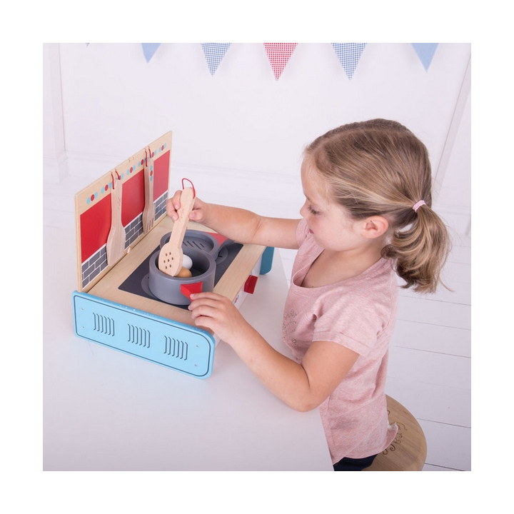Bigjigs Toys Pánev a vejce