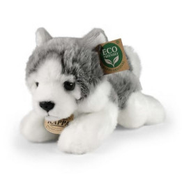 Rappa Plyšový pes husky ležící 20 cm ECO-FRIENDLY