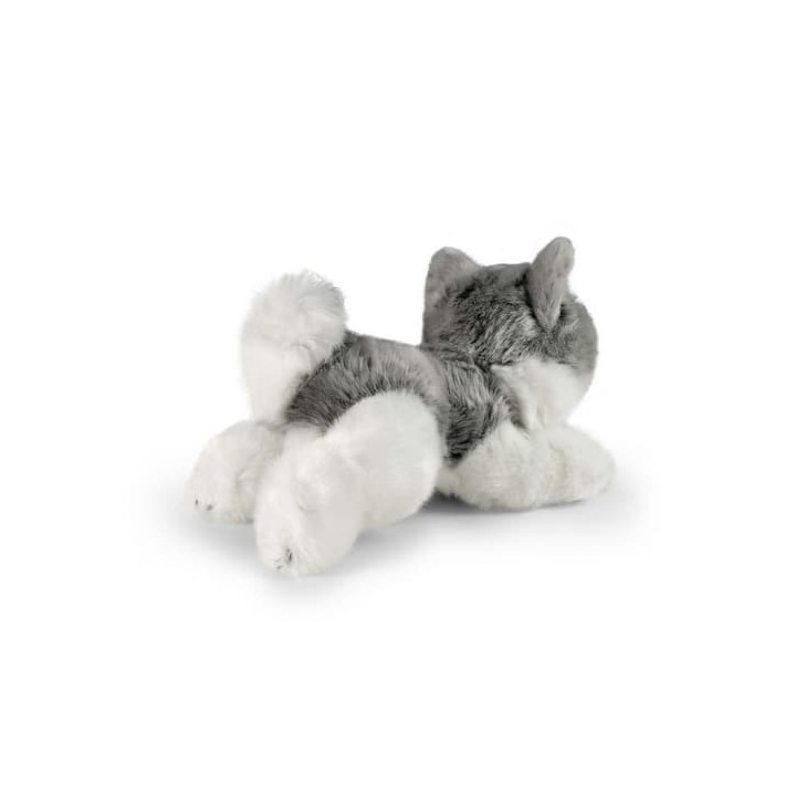 Rappa Plyšový pes husky ležící 20 cm ECO-FRIENDLY