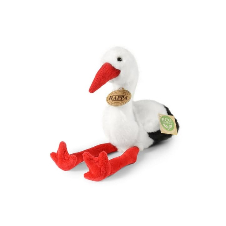 Rappa Plyšový čáp 20 cm ECO-FRIENDLY