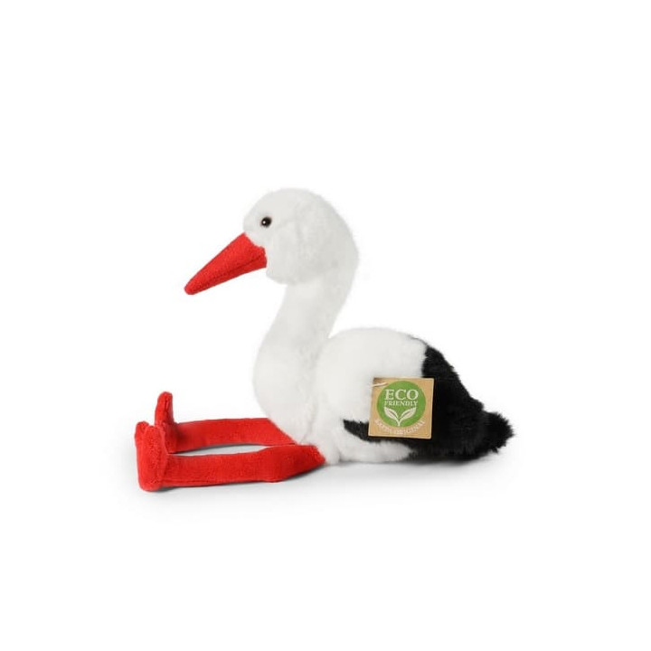Rappa Plyšový čáp 20 cm ECO-FRIENDLY