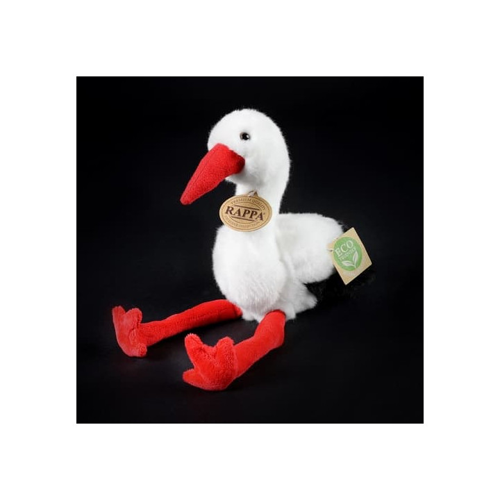 Rappa Plyšový čáp 20 cm ECO-FRIENDLY