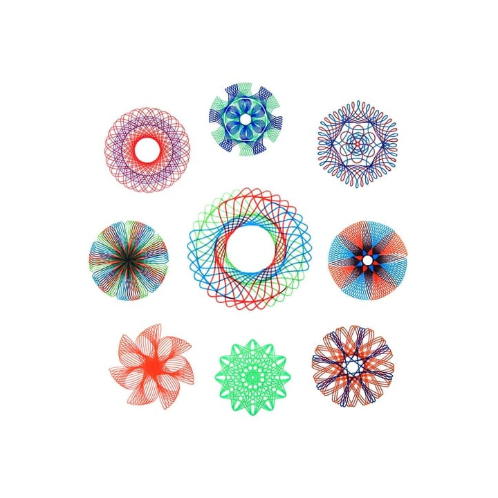Spirograf sada šablon 27 dílů