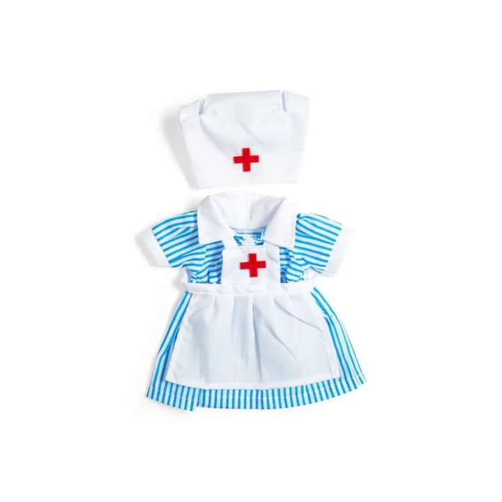 Bigjigs Toys Šaty zdravotní sestřičky pro panenku 28 cm