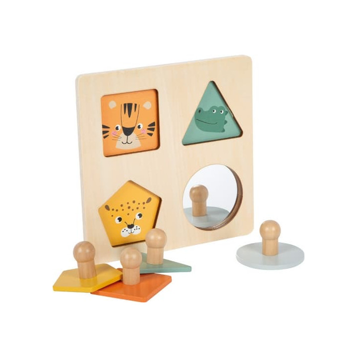 small foot Dřevěné Montessori puzzle