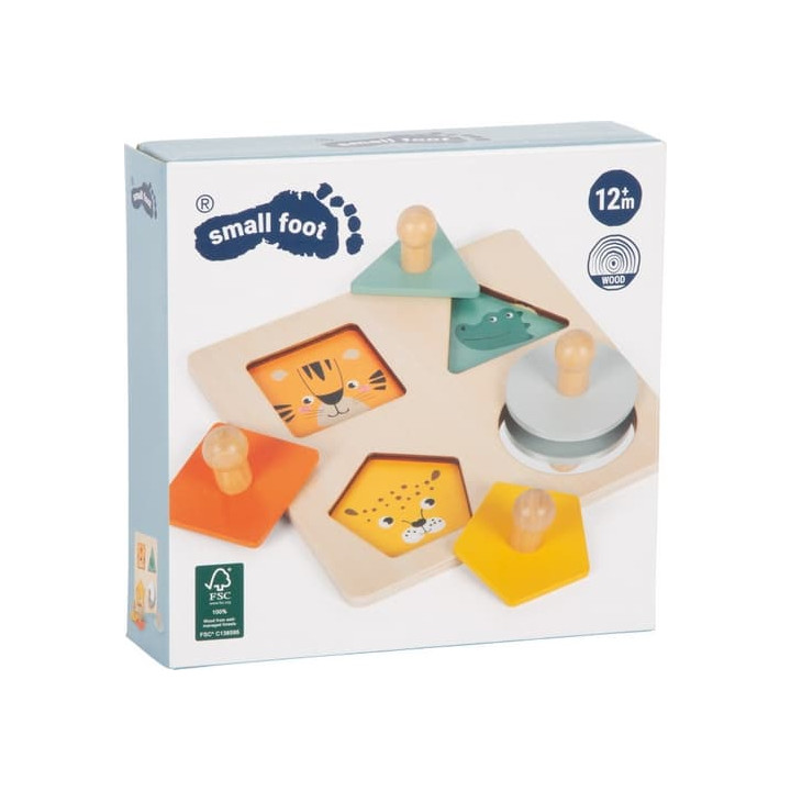 small foot Dřevěné Montessori puzzle