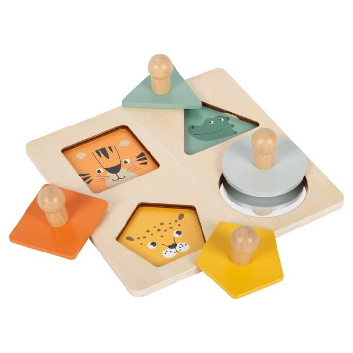 small foot Dřevěné Montessori puzzle