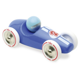 Vilac Závodní auto GM modré s bílými koly