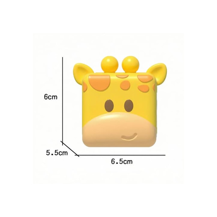 Měkké kostky se zvířátky