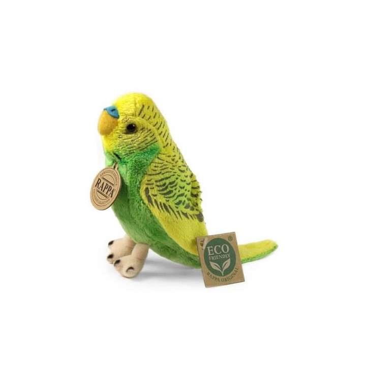 Rappa Plyšová andulka vlnkovaná 12 cm ECO-FRIENDLY sada 2 ks
