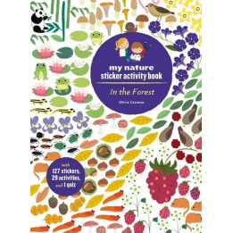 Chronicle Books Kniha aktivit se samolepkami my nature V lese