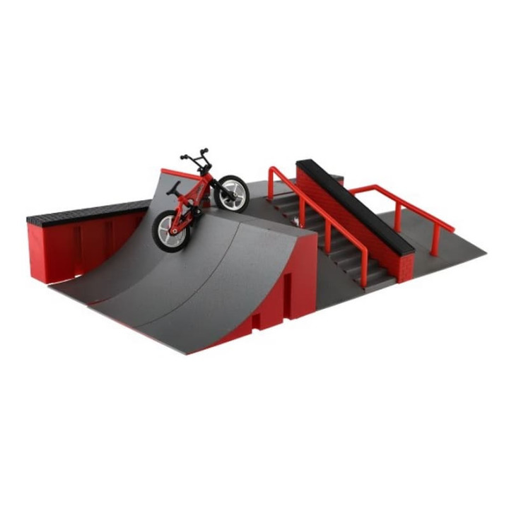 Skatepark - rampy,kolo prstové,skateboard prstový plast v krabici
