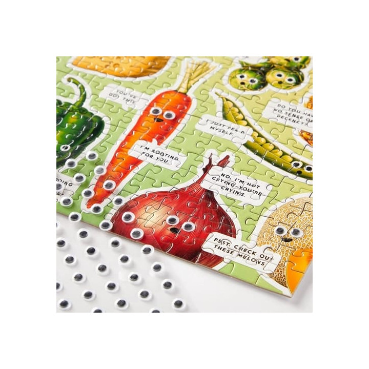 Galison Puzzle Googly Food 1000 dílků