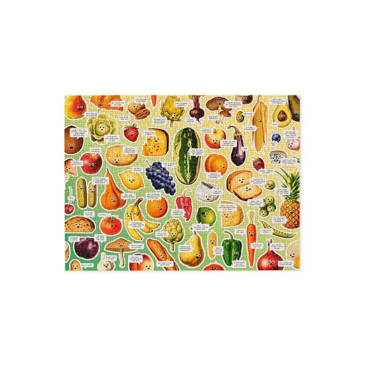 Galison Puzzle Googly Food 1000 dílků