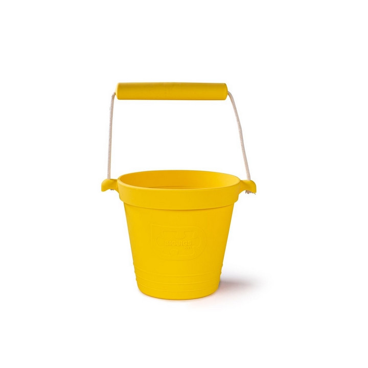 Bigjigs Toys Plážový kyblíček žlutý