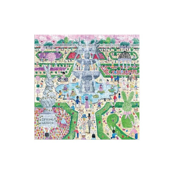 Galison Puzzle Michael Storrings Velikonoční hledání vajíček 500 dílků