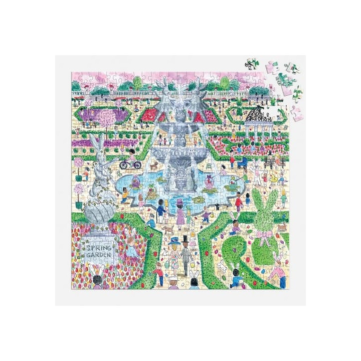 Galison Puzzle Michael Storrings Velikonoční hledání vajíček 500 dílků
