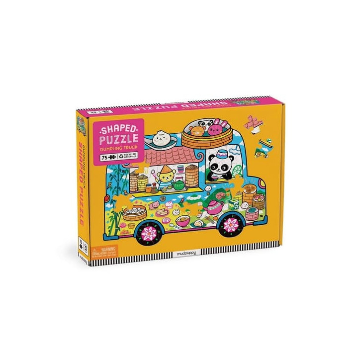 Mudpuppy Puzzle ve tvaru minibusu s občerstvením