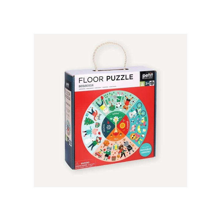 Petit Collage Podlahové puzzle Roční období