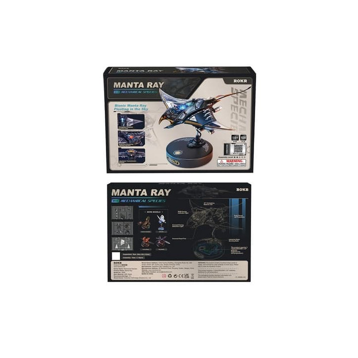 RoboTime 3D mechanická skládačka Manta Ray