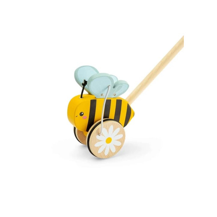 Bigjigs Toys Dřevěný jezdík Včelka