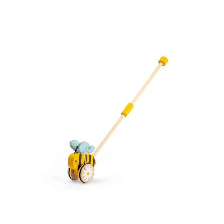 Bigjigs Toys Dřevěný jezdík Včelka