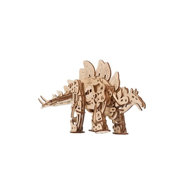 Ugears 3D dřevěné mechanické puzzle Stegosaurus