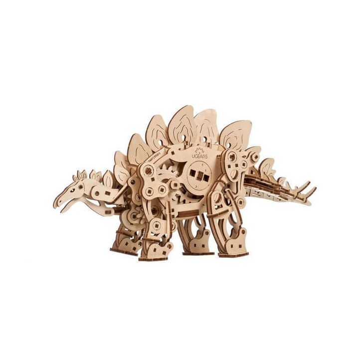 Ugears 3D dřevěné mechanické puzzle Stegosaurus