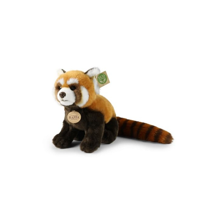Rappa Plyšová panda červená 28 cm ECO-FRIENDLY