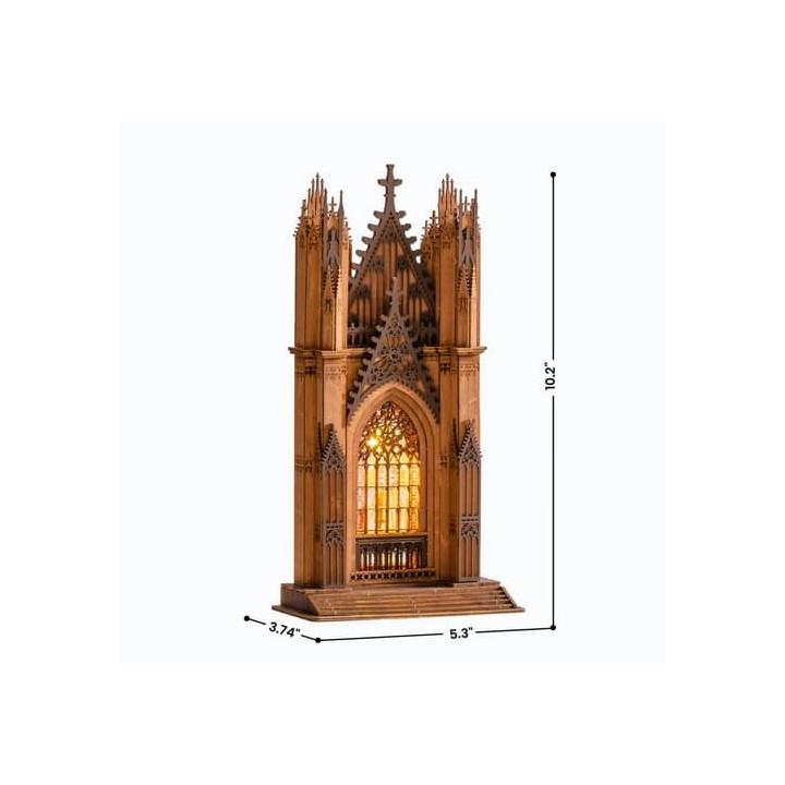 RoboTime 3D dřevěná skládačka Katedrála Twin Tower