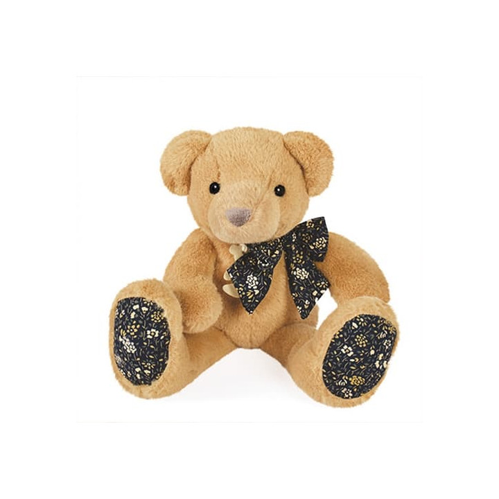 Doudou Histoire d´Ours Plyšový kamarád světle hnědý medvídek 25 cm