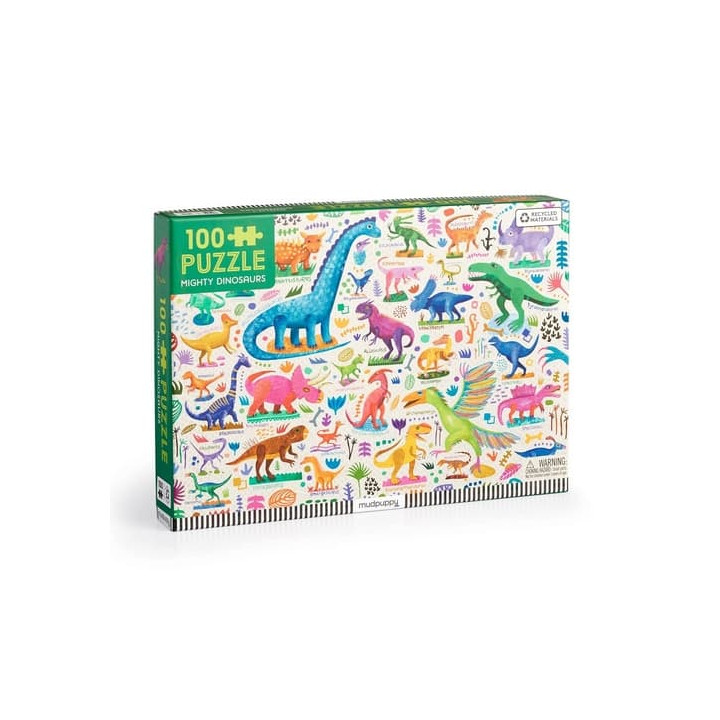 Mudpuppy Puzzle Mocní dinosauři 100 dílků