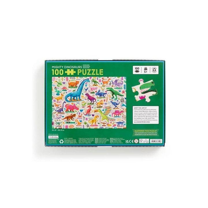 Mudpuppy Puzzle Mocní dinosauři 100 dílků