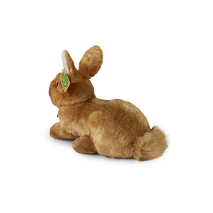 Rappa Plyšový králík hnědý ležící 23 cm ECO-FRIENDLY