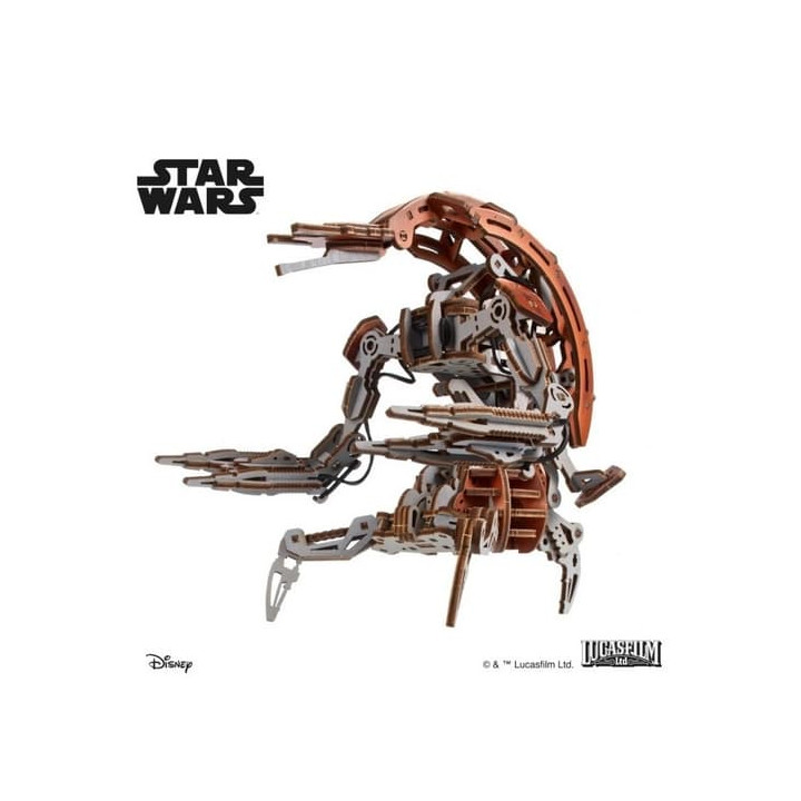 Ugears 3D dřevěná mechanická skládačka Star Wars Droideka